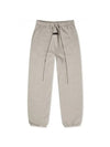 Logo Patch Track Pants Dark Heather Oatmeal - FEAR OF GOD ESSENTIALS - BALAAN 1