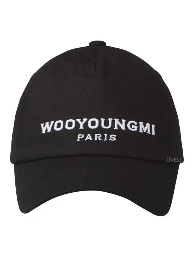 Embroidered Logo Ball Cap Black - WOOYOUNGMI - BALAAN 2