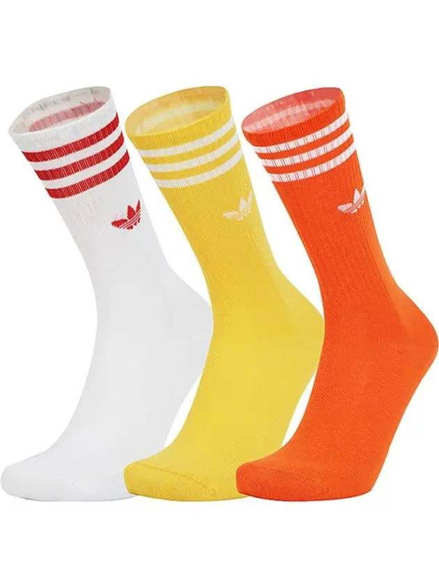 Solid Crew Socks 3 Pack Set - ADIDAS - BALAAN 2