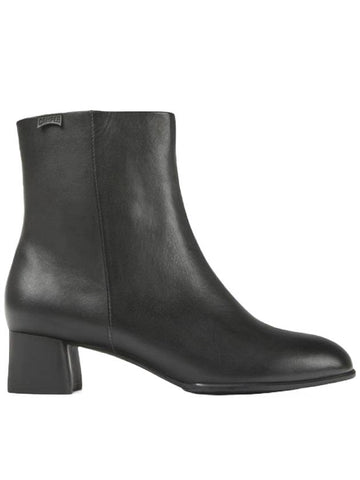 Katie Leather Ankle Middle Boots Black - CAMPER - BALAAN 1