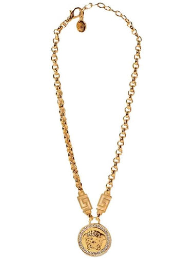 Icon Medusa Necklace Gold - VERSACE - BALAAN 1