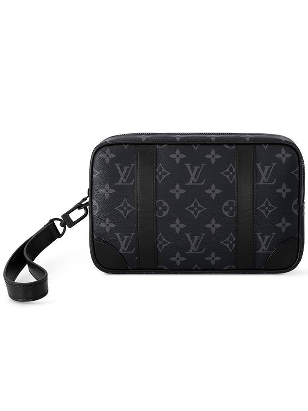 Pochette Kasai Monogram Eclipse Pouch Bag Black - LOUIS VUITTON - BALAAN 4