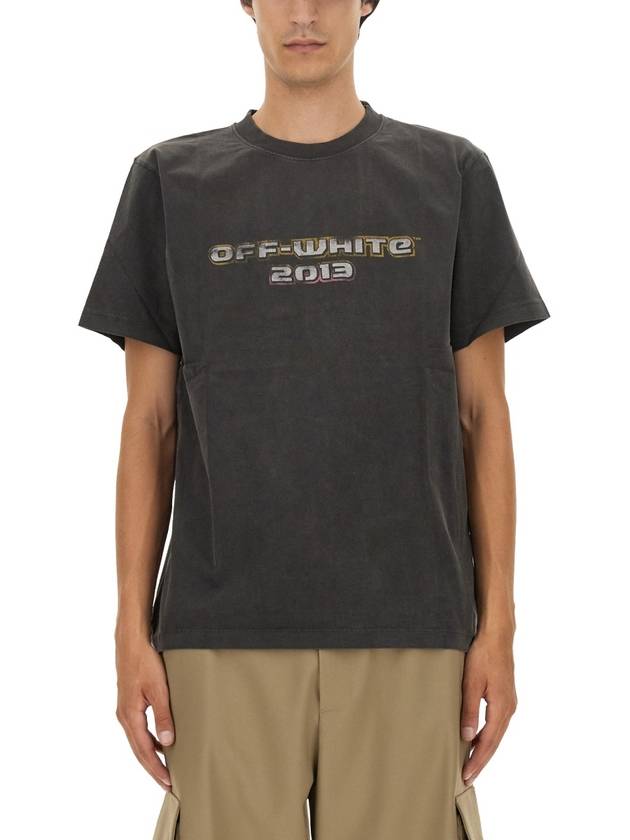 Bacchus Slim Short Sleeve T-Shirt Black - OFF WHITE - BALAAN 2