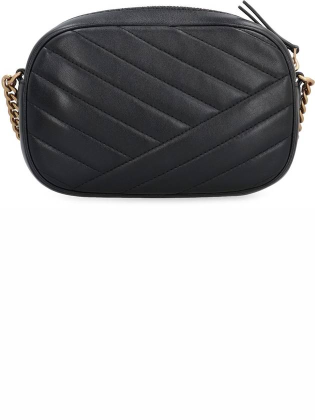 Chevron Kira Small Camera Cross Bag Black - TORY BURCH - BALAAN 5