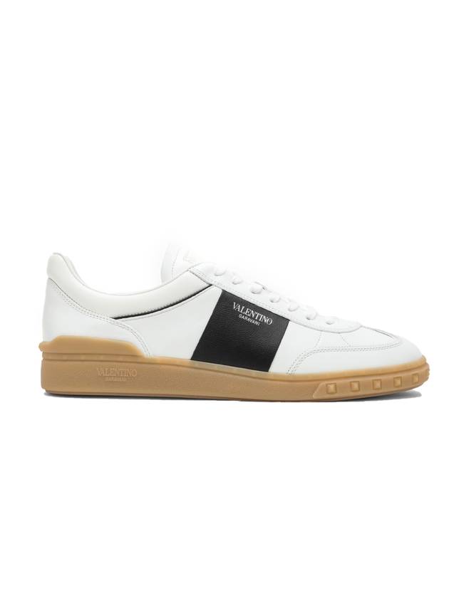 Up Village Low-Top Sneakers White Black - VALENTINO - BALAAN 1