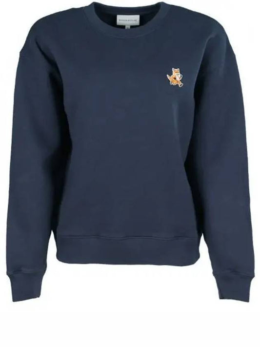 Speedy Fox Patch Comfort Sweatshirt Navy - MAISON KITSUNE - BALAAN 2