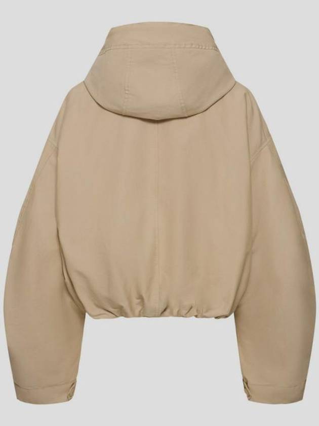 The Caraco Cropped Parka Beige - JACQUEMUS - BALAAN 3