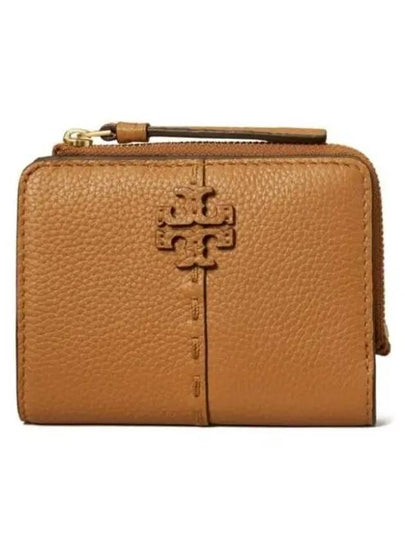 McGraw Leather Half Wallet Brown - TORY BURCH - BALAAN 2