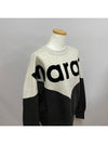 Houston Two-Tone Logo Cotton Sweatshirt Black - ISABEL MARANT ETOILE - BALAAN 4