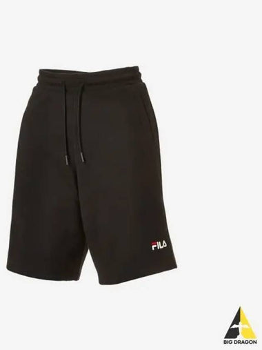 Men s Basic Terry Shorts Pants BLK - FILA - BALAAN 1