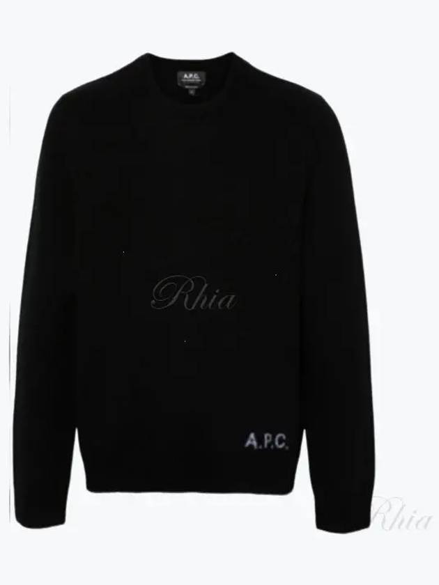 Edward Intarsia Knit Top Black - A.P.C. - BALAAN 2