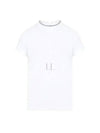 Crew Neck Turn-Up Sleeve Short Sleeve T-Shirt White - BRUNELLO CUCINELLI - BALAAN 2