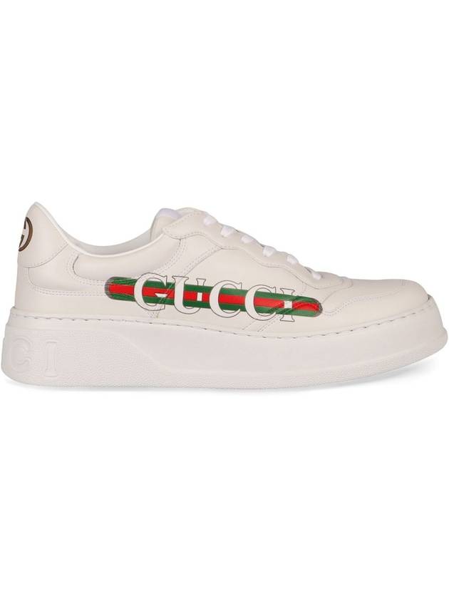 Demetra Chunky Low Top Sneakers White - GUCCI - BALAAN 3