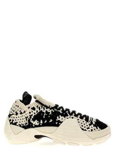 Sneakers FWSKIK04KNITH230210 White Black - LANVIN - BALAAN 1