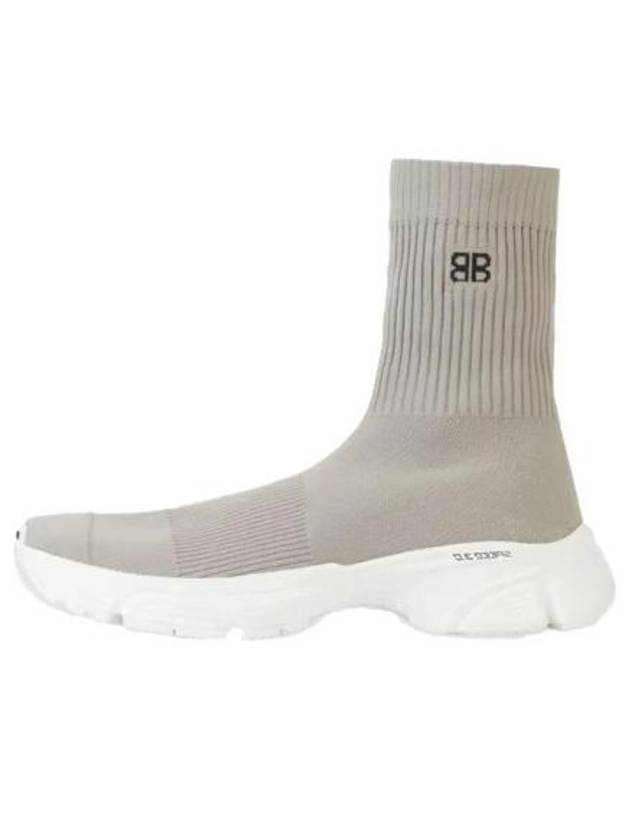 Speedrunner 30 Recycled Knit High Top Sneakers Grey - BALENCIAGA - BALAAN 2