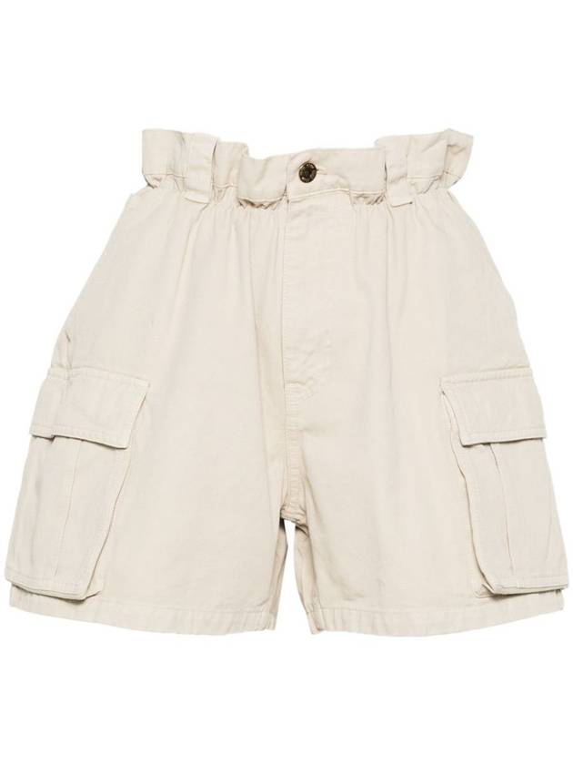 Miu Miu Logo-Embroidered Cotton Shorts - MIU MIU - BALAAN 1