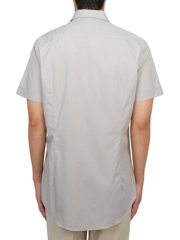 Men's Logo Classic Short Sleeve Shirt Grey - VIVIENNE WESTWOOD - BALAAN 4