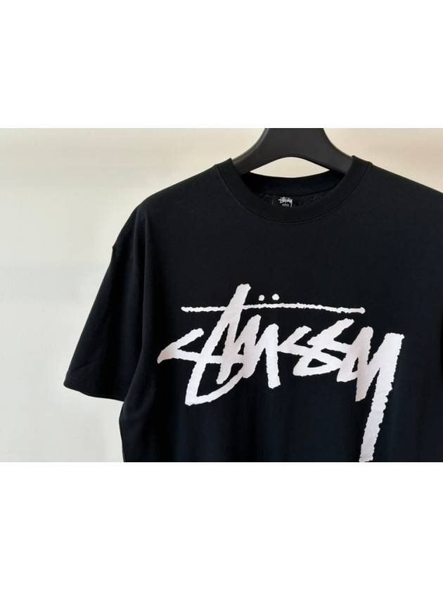 AU Australia BIGGER STOCK T Shirt ST023S3000 Black MENS L XL - STUSSY - BALAAN 2