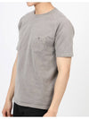 9.5Oz Basic Pigment Short Sleeve T-Shirt Grey - NIGEL CABOURN - BALAAN 4