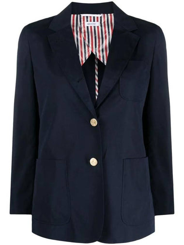 Type Writer Color Jacket Navy - THOM BROWNE - BALAAN 1