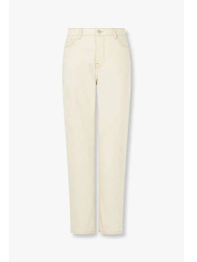 PS Women s Straight Fit Denim Pants Oatmeal - PAUL SMITH - BALAAN 1