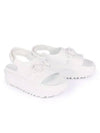 Horsebit Platform Rubber Sandals White - GUCCI - BALAAN 2