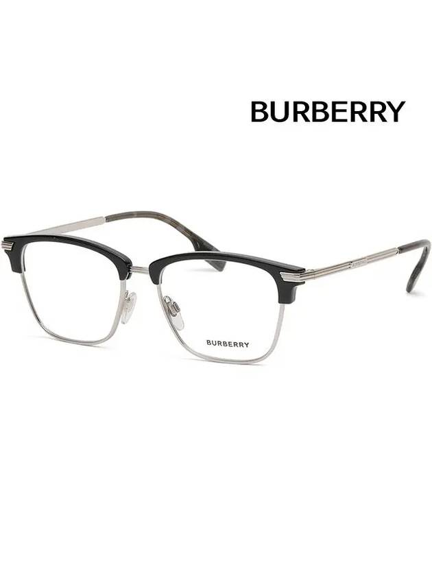 Eyewear Pierce Square Eyeglasses Black - BURBERRY - BALAAN 2