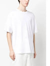 Logo Patch Cotton Short Sleeve T-Shirt White - ACNE STUDIOS - BALAAN 3