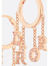 Revolution Earrings Gold Pink - DIOR - BALAAN 5