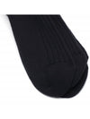 Embroidered Logo 3 Pack Socks Black - AMI - BALAAN 5