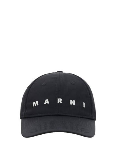 Logo Twill Ball Cap Black - MARNI - BALAAN 2