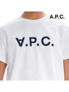 Men's VPC Logo Short Sleeve T-Shirt White - A.P.C. - BALAAN 5