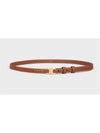 Teen Triomphe Calfskin Belt Tan - CELINE - BALAAN 3