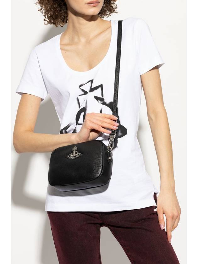 Anna Camera Cross Bag Black - VIVIENNE WESTWOOD - BALAAN 3