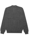 Double Heart V-neck Cardigan Grey - COMME DES GARCONS - BALAAN 4