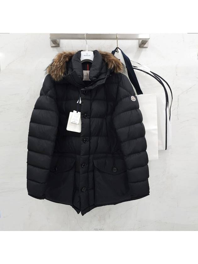 Lux You 7 Montclair black Cluny padded jumper - MONCLER - BALAAN 7