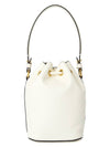 V Logo Signature Nappa Leather Bucket Bag Ivory - VALENTINO - BALAAN 4