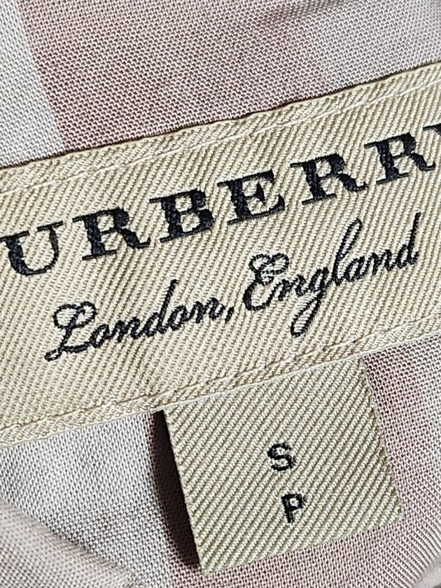 S Brit House Check Cotton Shirt 8018569 - BURBERRY - BALAAN 5