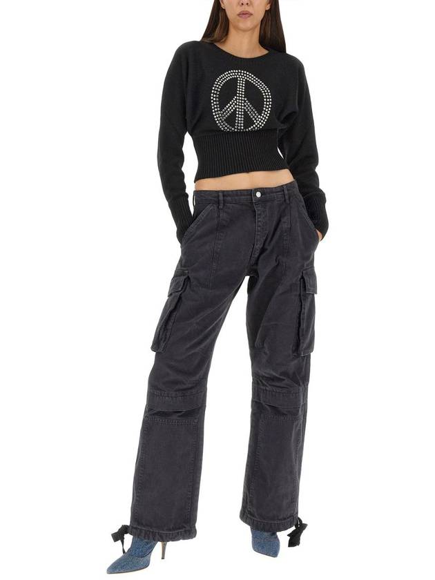 23 fw Peace Symbol Jersey 090982070555 B0040439767 - MOSCHINO - BALAAN 3