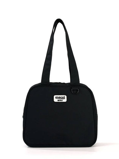 SH Square Shoulder Bag Black - MACNI - BALAAN 2