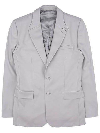 Single Wool Twill Jacket Grey - DIOR - BALAAN 2