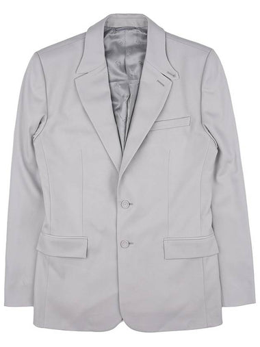 Single Wool Twill Jacket Grey - DIOR - BALAAN 1