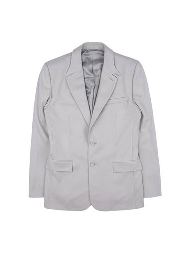 Single Wool Twill Jacket Grey - DIOR - BALAAN 1