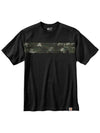 Camo logo graphic short sleeve t shirt black 105205 BLK - CARHARTT - BALAAN 2