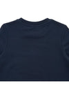 Women's Color Block Logo Sweat Sweatshirt Navy - A.P.C. - BALAAN 8