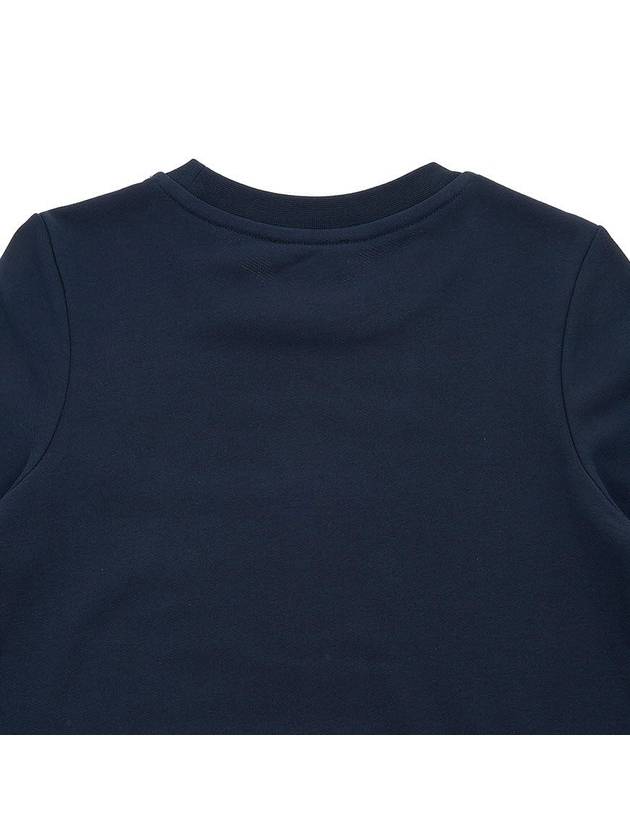 Women's Color Block Logo Sweat Sweatshirt Navy - A.P.C. - BALAAN 8