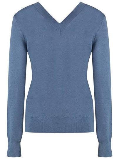 Calvin Klein Wool V-Neck Sweater - CALVIN KLEIN - BALAAN 2