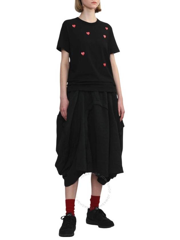 Cdg Play Multi Heart Printed Cotton T-Shirt, Size X-Large - COMME DES GARCONS PLAY - BALAAN 3