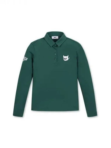 Golf Original Women s KY Long Sleeve Polo T Shirt WWTBX24130GRD Domestic Product GQ0Z24030867708 - WAAC - BALAAN 1