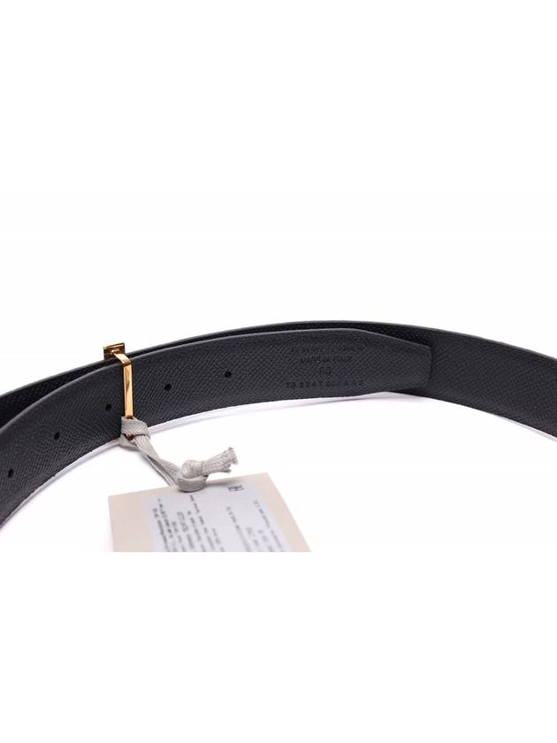 Men's T-Line Reversible Leather Belt Black Brown - TOM FORD - BALAAN 6